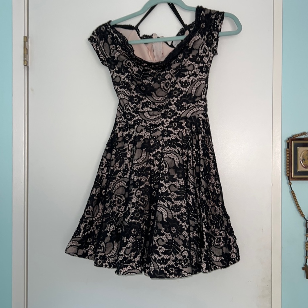 Fit and Flare Lace Dress